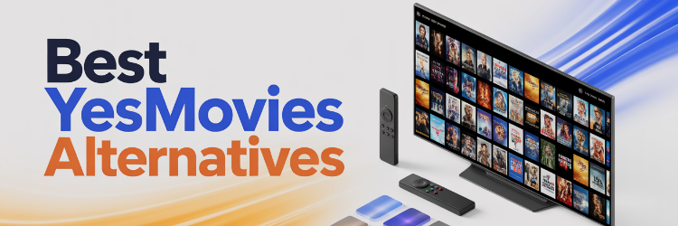 Best YesMovies Alternatives streaming services on a TV and Firestick