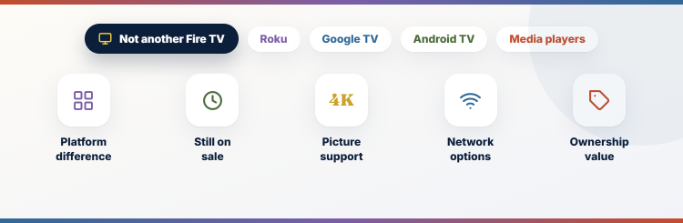 Firestick Replacement Criteria