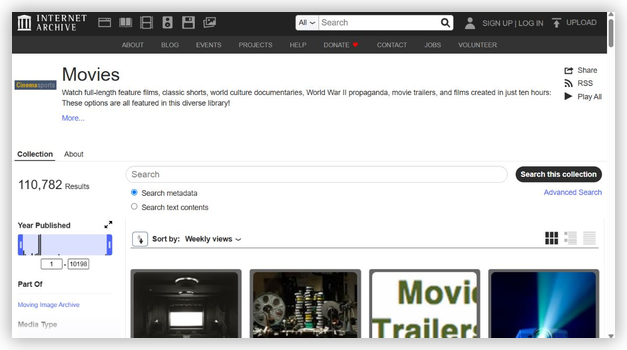 Internet Archive Movies