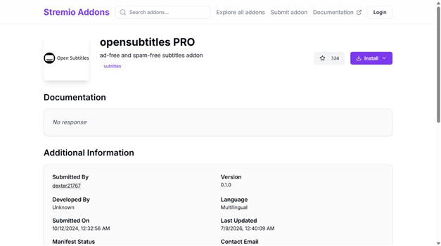 opensubtitles PRO