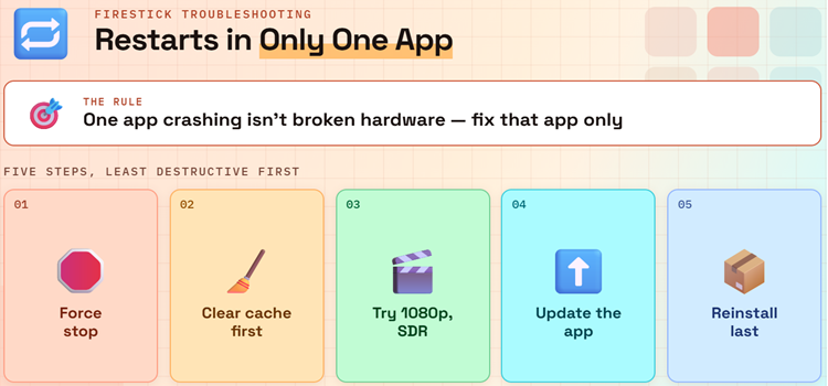 Single App Restart Fix