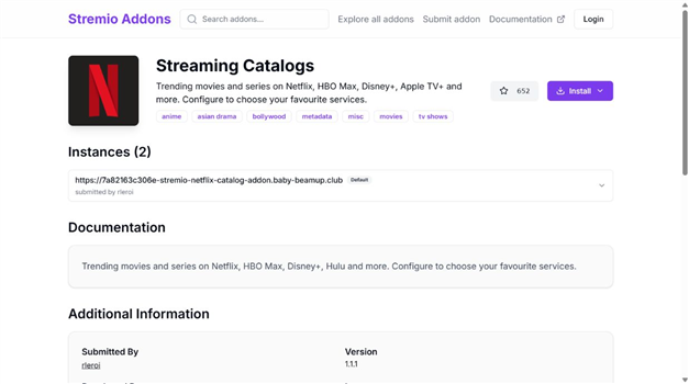 Streaming Catalogs