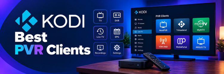 Best Kodi PVR clients for live TV and recording