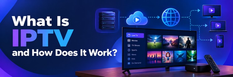 What is IPTV and how it works, from server and cloud to TV, laptop and phone